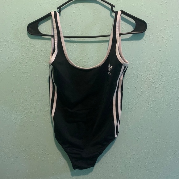 Adidas black body suit. Size medium - Picture 1 of 1